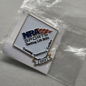 NRA Sports Teaching Life Skills Training Tomorrows Leaders 2012 Pin In Packaging